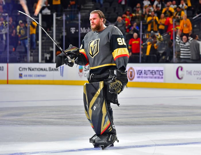 Lehner, who has faced down addictions to alcohol and sleeping pills while also treating his bipolar I disorder, says hockey is usually his "safe space." Now, he's learning how to navigate his new life.